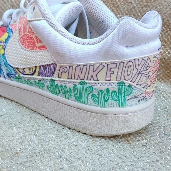 Nike Priority Low Custom 2015 Sz 8 Sneakers 641894-111 - Picture 8 of 14